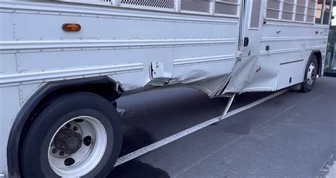 Prisoner transport bus involved in downtown Sacramento crash